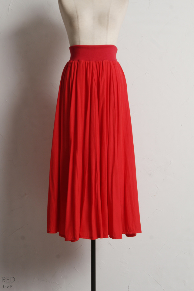 ウエストリブフレアスカート※一部店舗のみ入荷