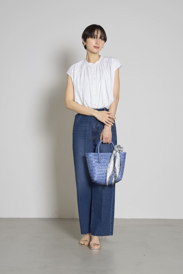 オーバールかごバッグ☆used 限定即納 】Kago-Bag / M / SILVER MIX / Cloudnine & Poodle