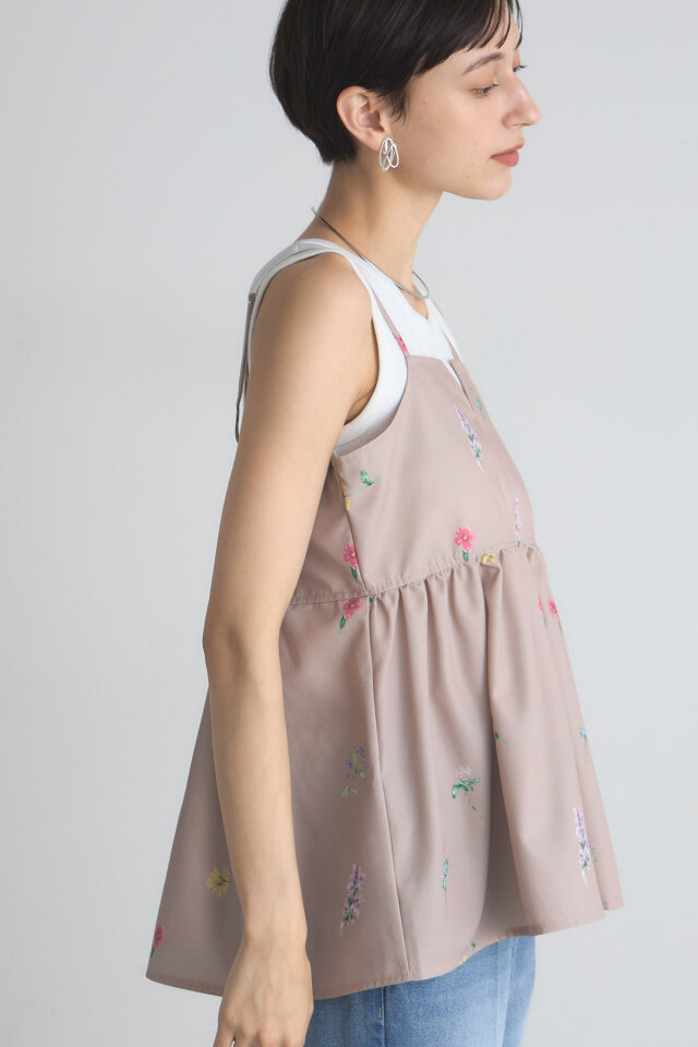 フラワープリントキャミソール※一部店舗のみ入荷