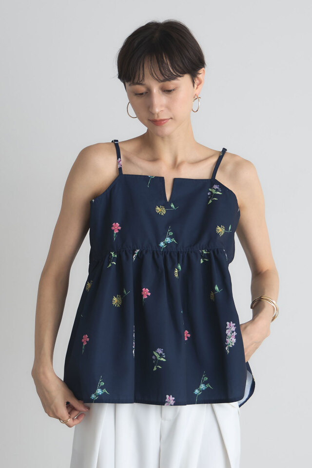 フラワープリントキャミソール※一部店舗のみ入荷