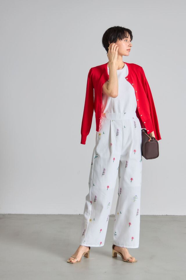 フラワープリントパンツ※一部店舗のみ入荷