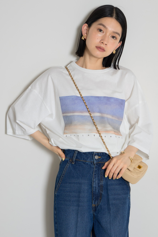 ram　フォトプリント　カットソー フォトプリントTシャツ※一部店舗のみ入荷