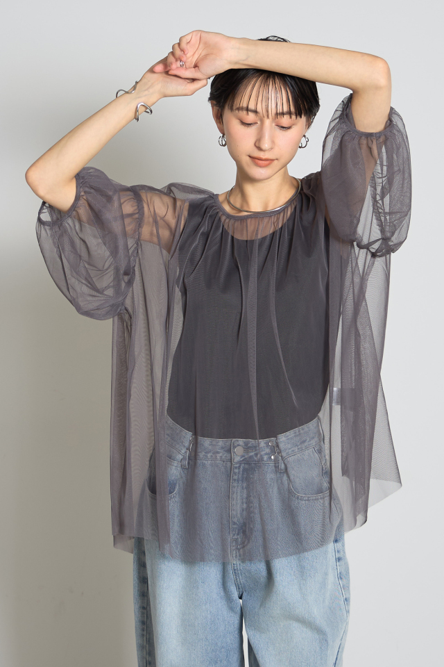 チュールタンクトップセット※一部店舗のみ入荷