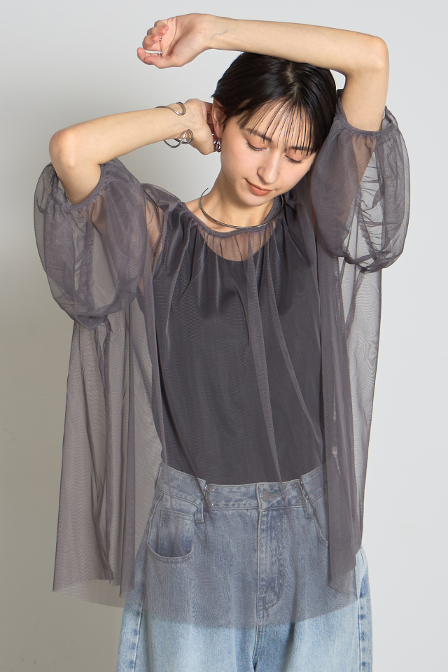 チュールタンクトップセット※一部店舗のみ入荷