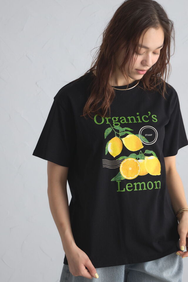 レモンプリントTシャツ※一部店舗のみ入荷