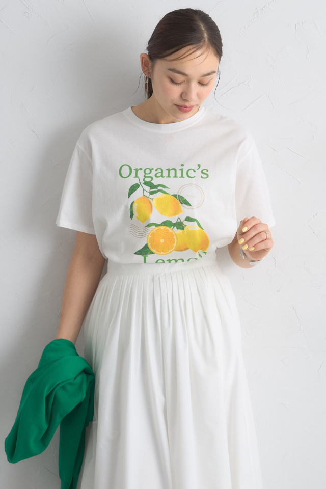 レモンプリントTシャツ※一部店舗のみ入荷