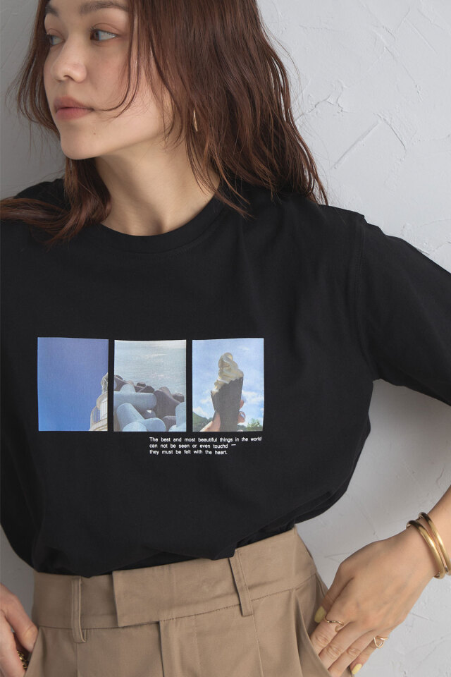 風景フォトTシャツ※一部店舗のみ入荷