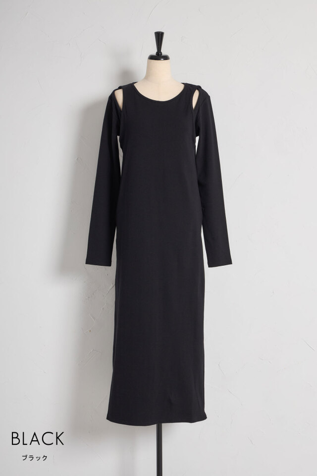 ラメリブレイヤードワンピース※一部店舗のみ入荷