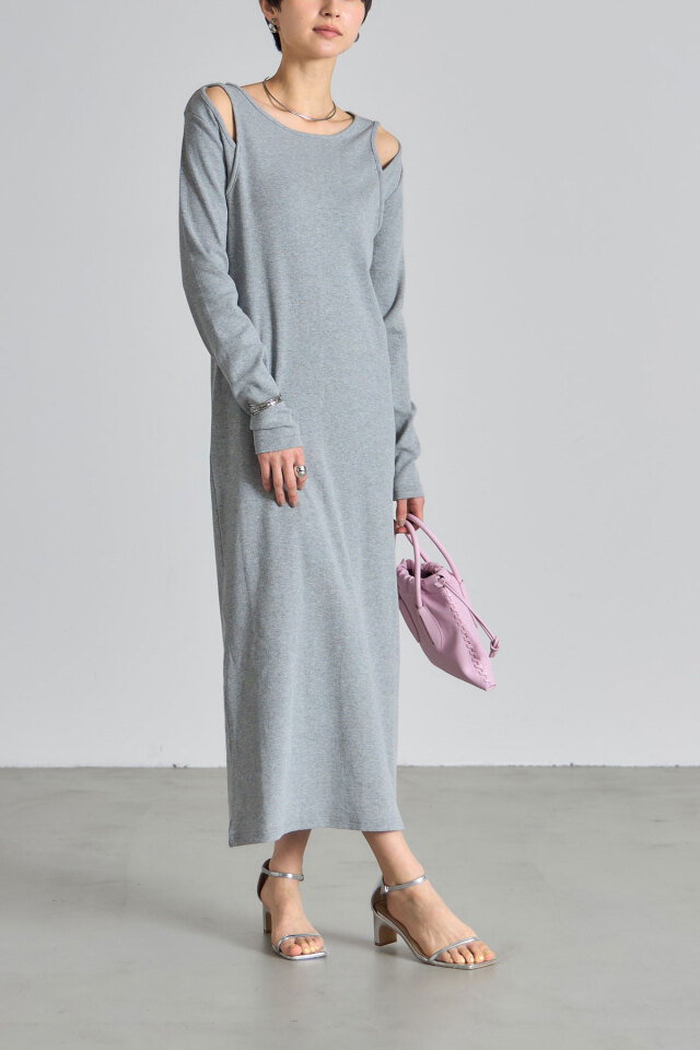 ラメリブレイヤードワンピース※一部店舗のみ入荷