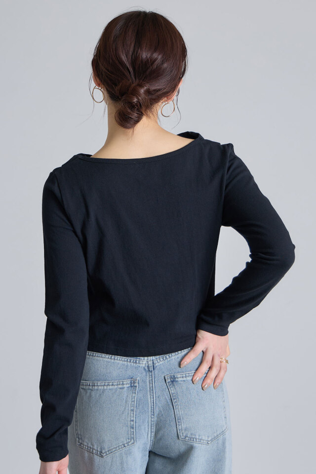 tシャツ ドレープオフショル天竺Tシャツ レディース ドレープオフショル天竺Tシャツ※一部店舗のみ入荷