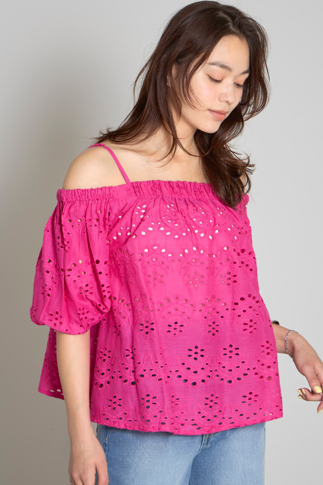 美品★sea new york カットワークレース ブラウス 新品sea new york シーニューヨーク刺繍レースブラウスカットワーク