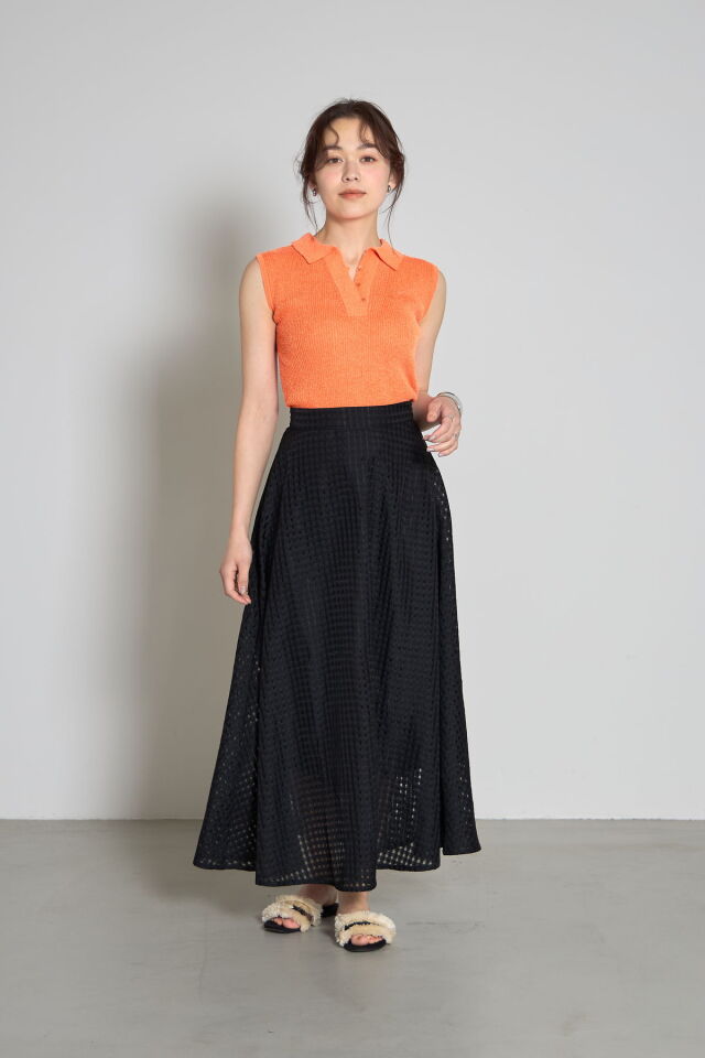 ky様 襟付きノースリーニットプルオーバー