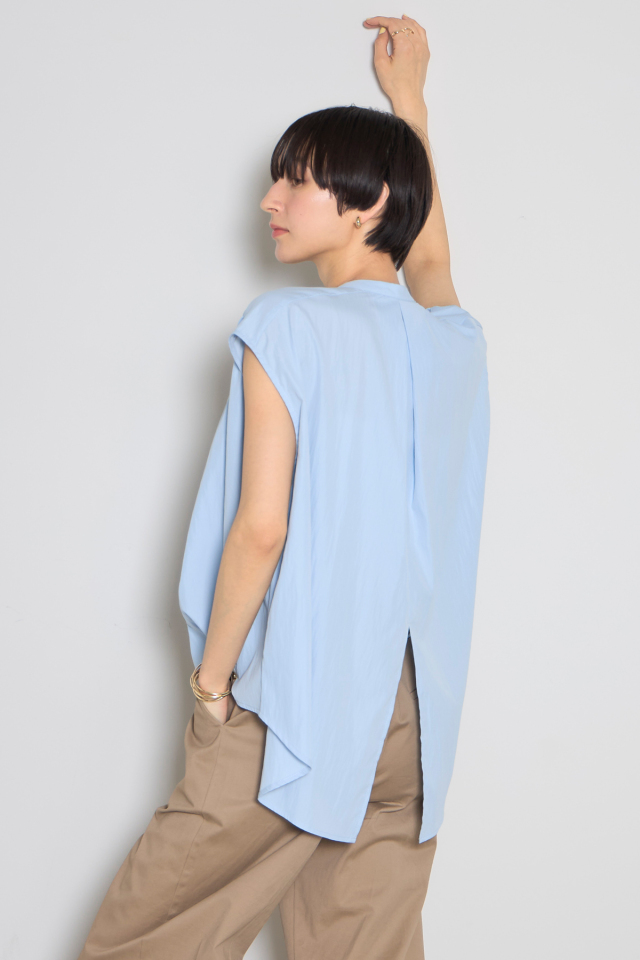 Pギャザー ノースリーブ ブラウス UNITEDARROWS 38 ジレ　ベスト SALE／30%OFF】UNITED ARROWS P ギャザー ノースリーブ ブラウス