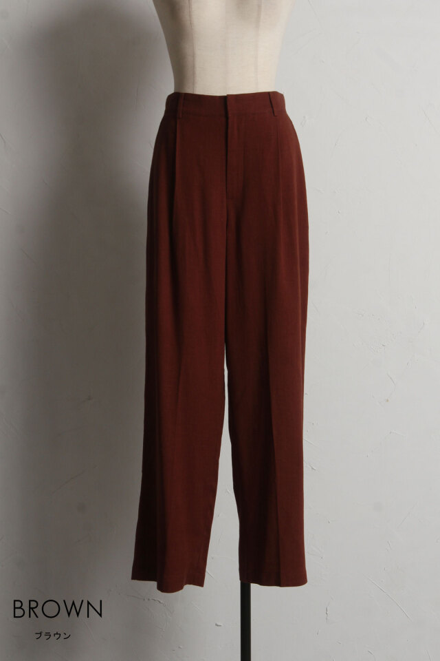 リネンタックワイドパンツ（145-196926とセットアップ可）