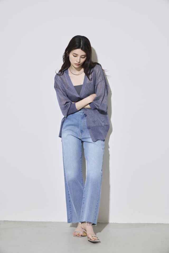 2143ページ 3Dフラワーボートネックニット≪手洗い可能≫ | QUEENS COURT