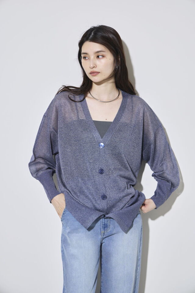 GALERIE VIE シアーカーディガン GALERIE VIE ボイルドニットカーディガン｜トゥモローランド
