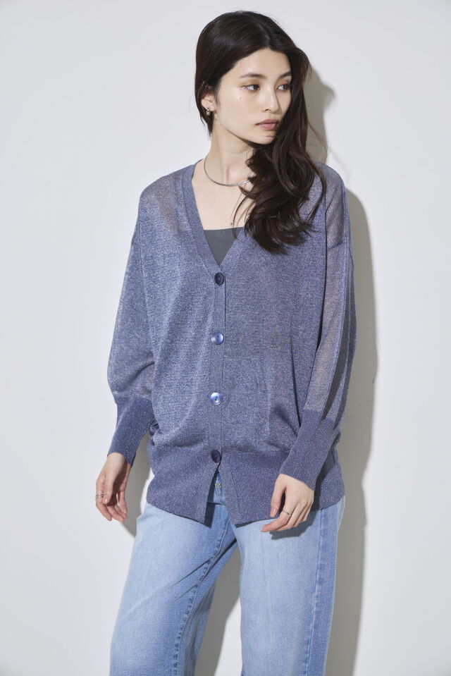 GALERIE VIE シアーカーディガン 春新作 Vネック シアーカーディガン[品番：JP000006342]｜LOVERS