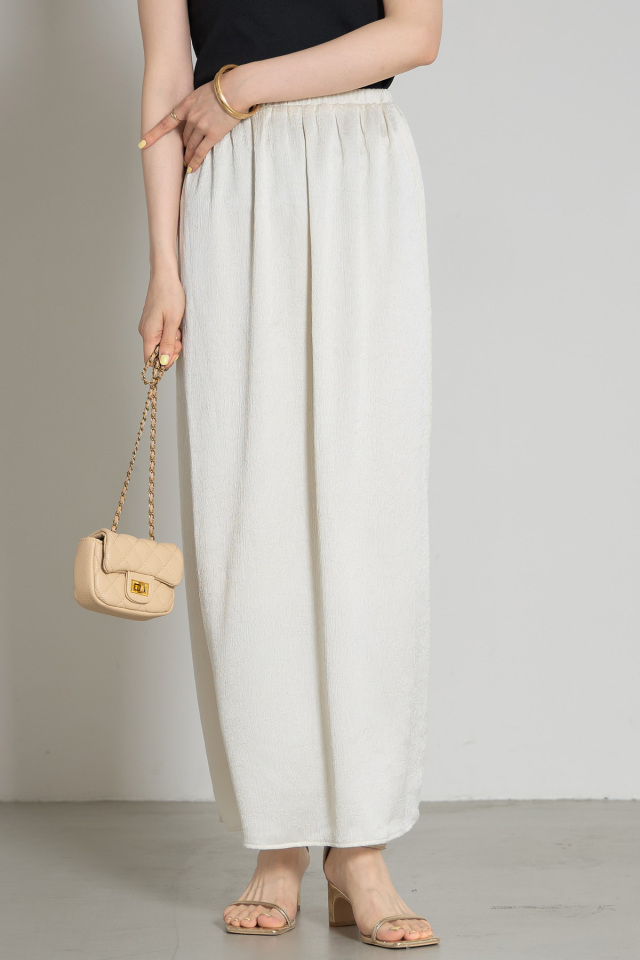 サテンロングスカート(145-196952とセットアップ可能)