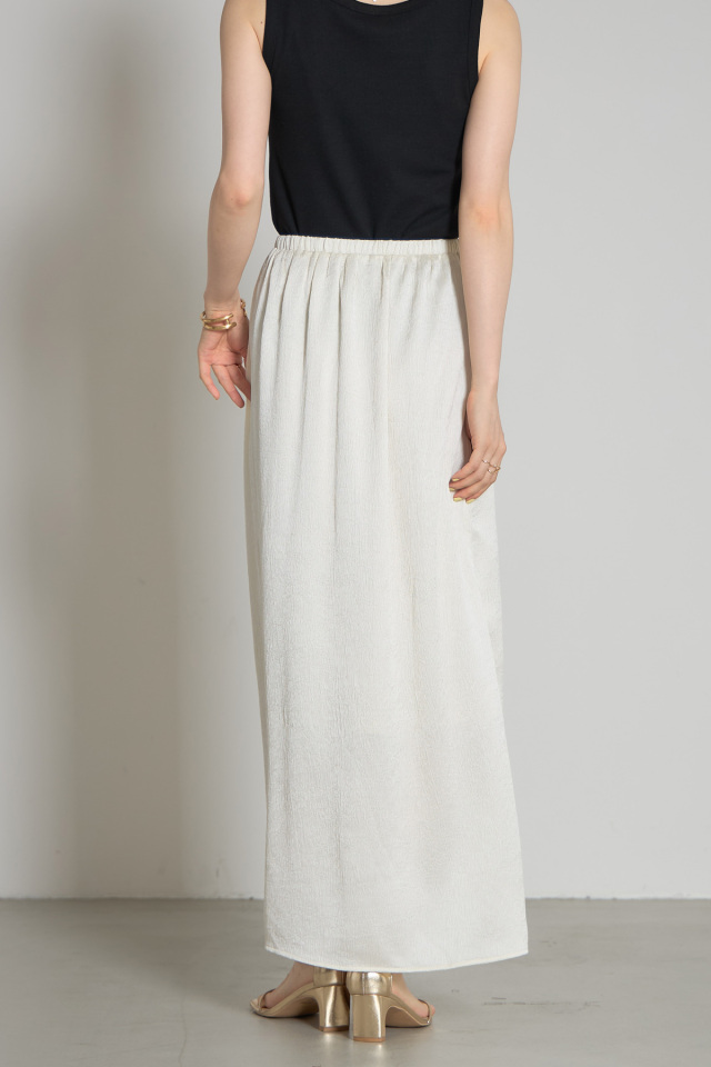 サテンロングスカート(145-196952とセットアップ可能)