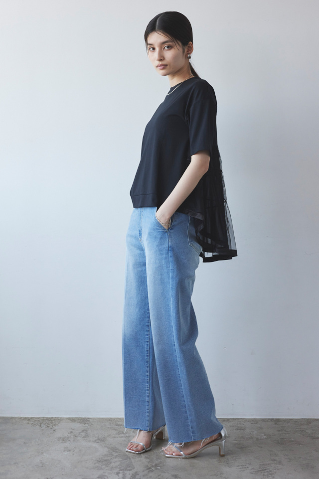 ハイジ出品 バックチュールTシャツ