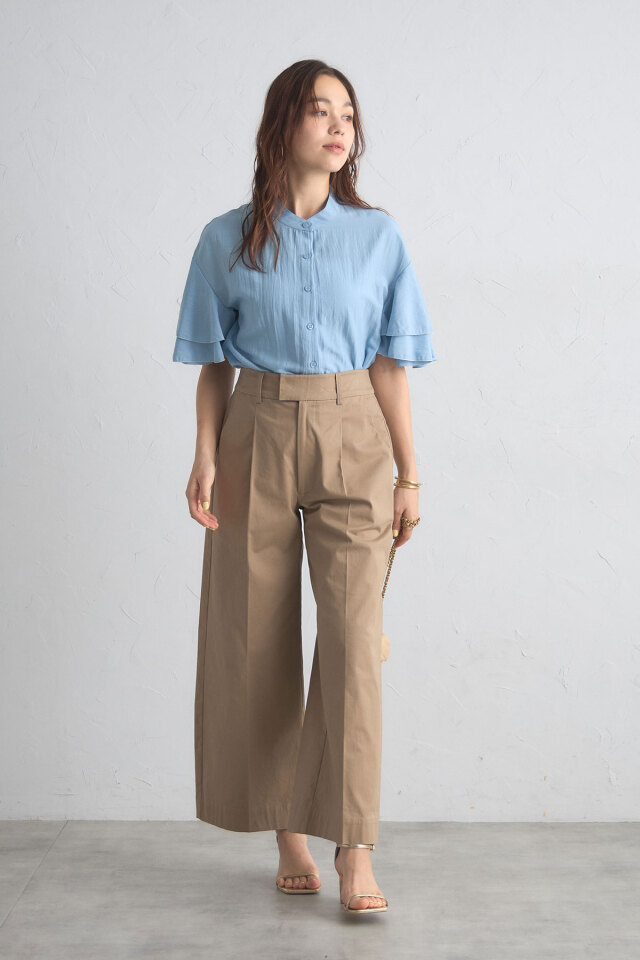 2WAYフリルシャツ※一部店舗のみ入荷