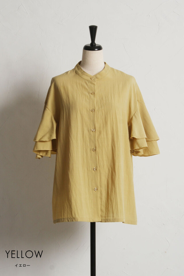 2WAYフリルシャツ※一部店舗のみ入荷