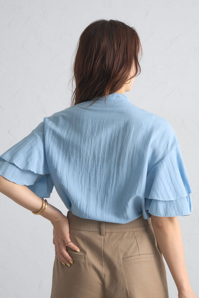2WAYフリルシャツ※一部店舗のみ入荷