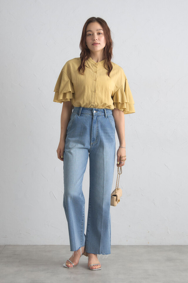 2WAYフリルシャツ※一部店舗のみ入荷