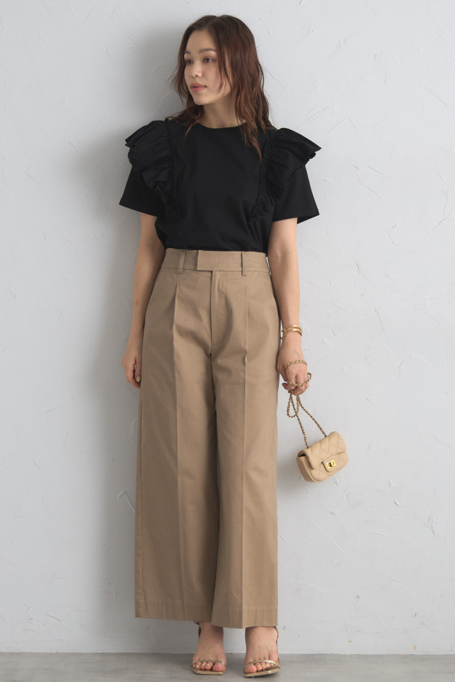 星導ショウ 袖フリルTシャツ※一部店舗のみ入荷