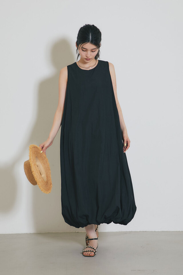 WEB限定】バルーンノースリワンピース