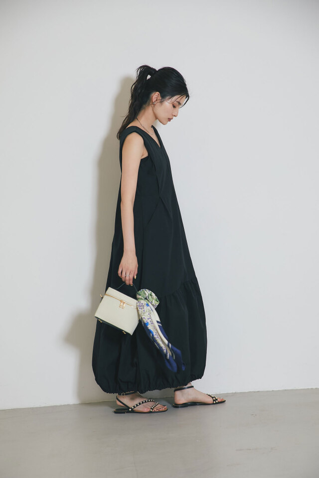 WEB限定】ノースリティアードバルーンワンピース