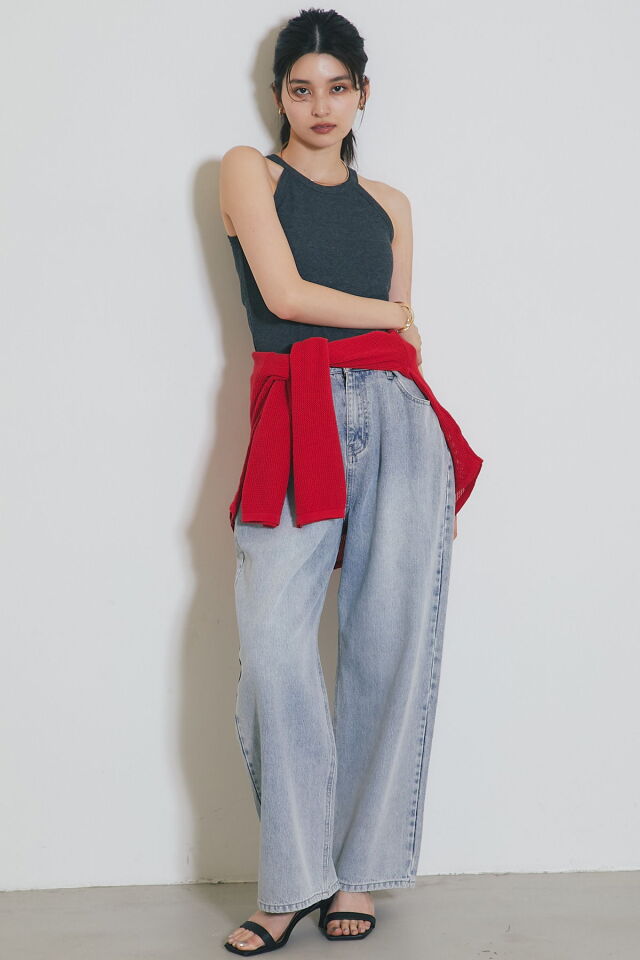WEB限定】メッシュニット