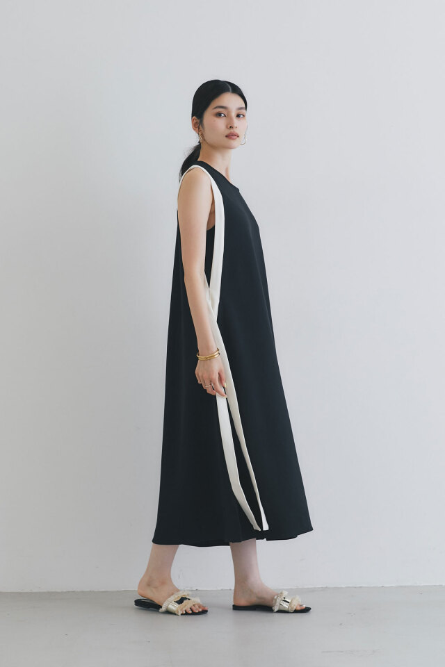 WEB限定】配色ショーゼットワンピース