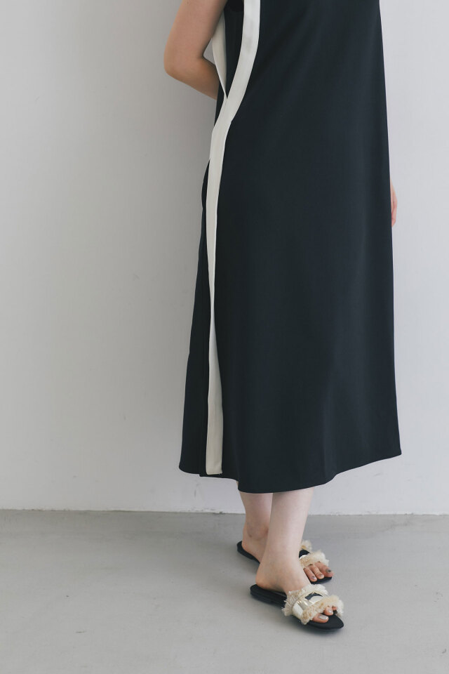 WEB限定】配色ショーゼットワンピース