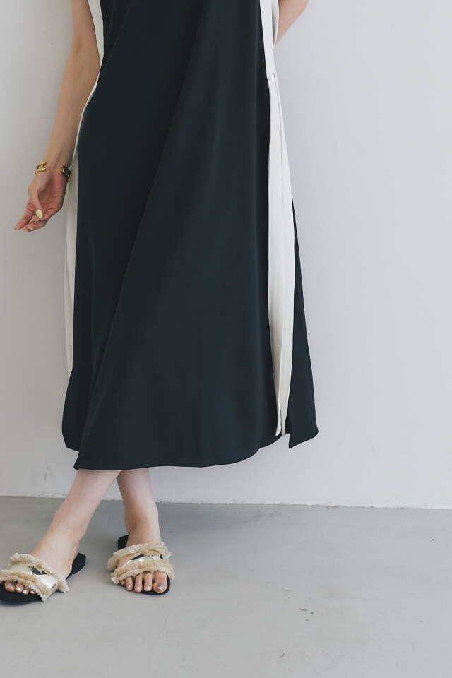 WEB限定】配色ショーゼットワンピース