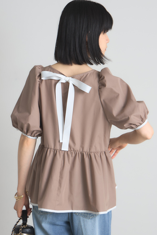 カオンのバックリボンブラウス 2016ss☆カオン kaon バックリボンブラウス 【公式通販】