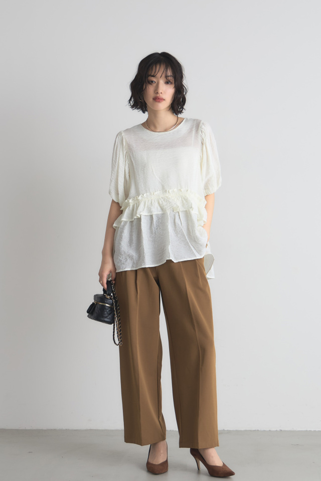 herliptoProspect Chiffon Blouse バルーンスリーブ CHIFFON BUTTERFLY SLEEVE BLOUSE-BLACK-LAST TANGO – Apropos