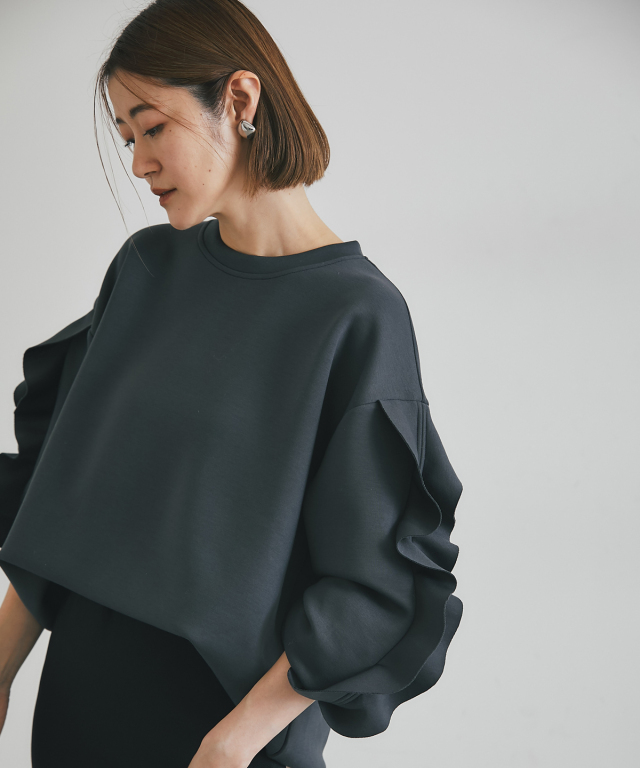 11月19日オフィシャルサイト限定少量再販！フリルスリーブカットプルオーバー