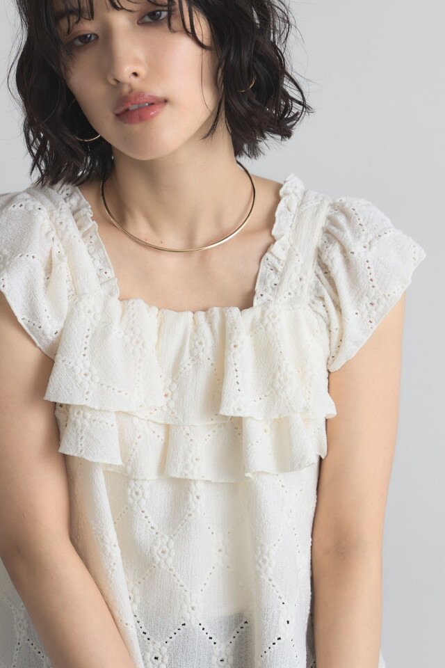 アイレットレースキャミソール※一部店舗のみ入荷