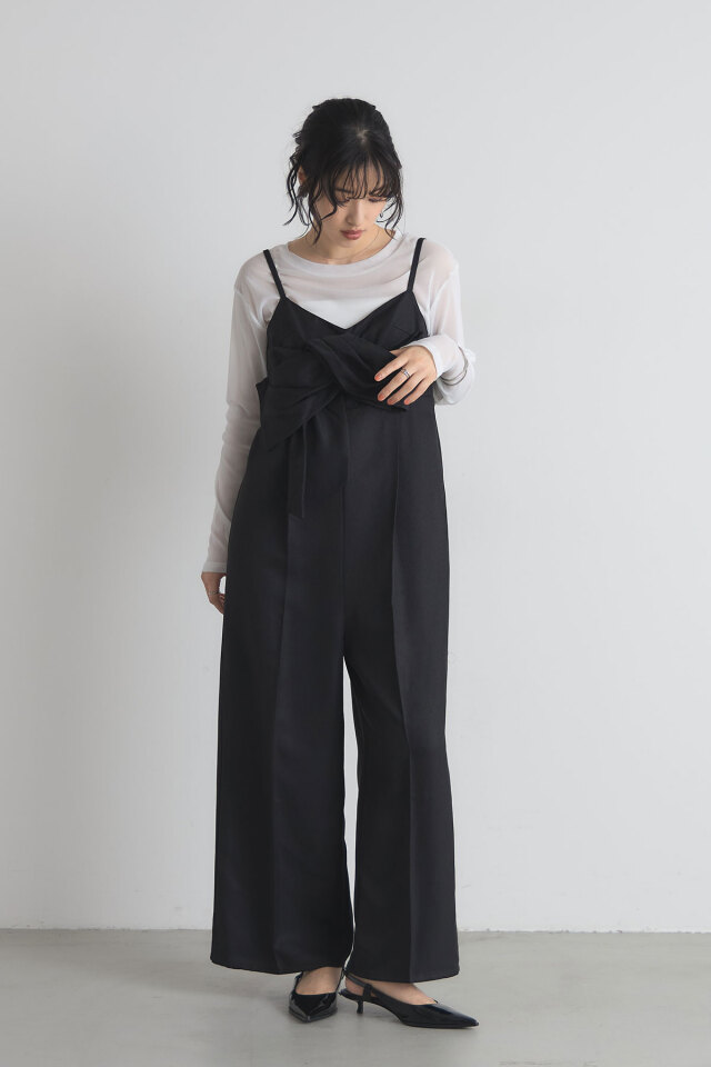 MYLAN バックリボンオールインワン バックリボンオールインワン※WEB