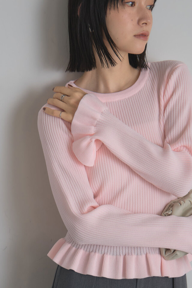 レーススリーブブラウス