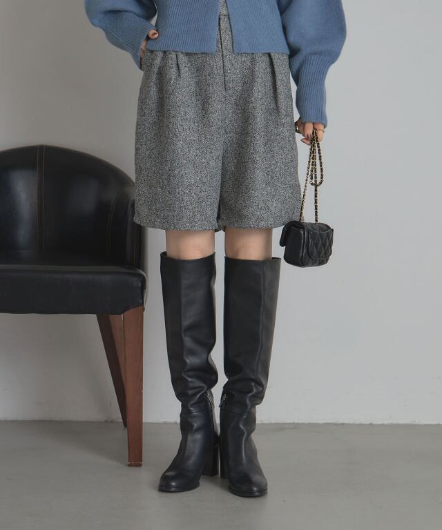 【オフィシャルサイト限定】ボックスタックツイードハーフパンツ