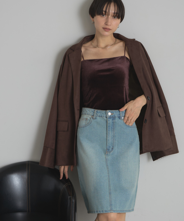 デニムミニスカート※一部店舗のみ入荷