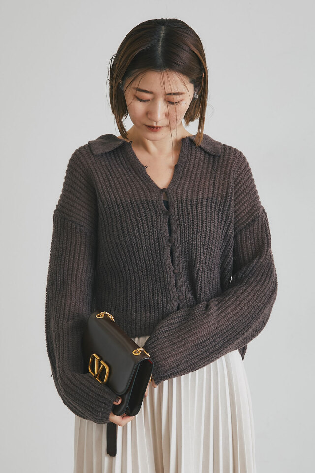 レーススリーブブラウス