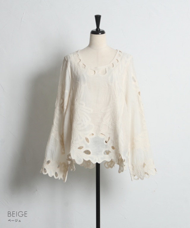 ペレック 今季新作レースカットソー ペレック 今季新作レース