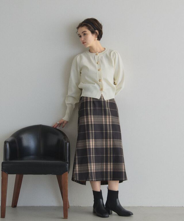 オフィシャルサイト限定】アソートチェック起毛ストレッチタイト