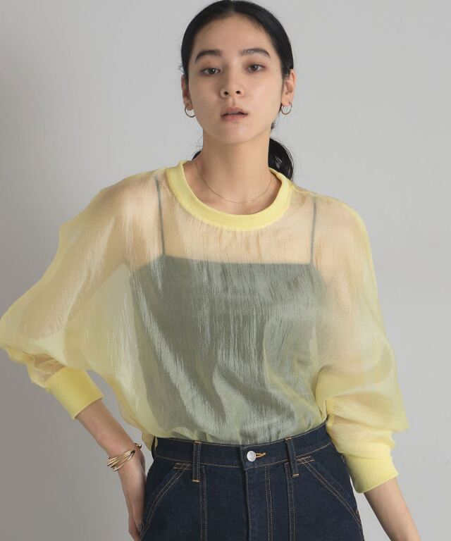 【美品】Curensology シアーパネルブラウス 157842089.jpg
