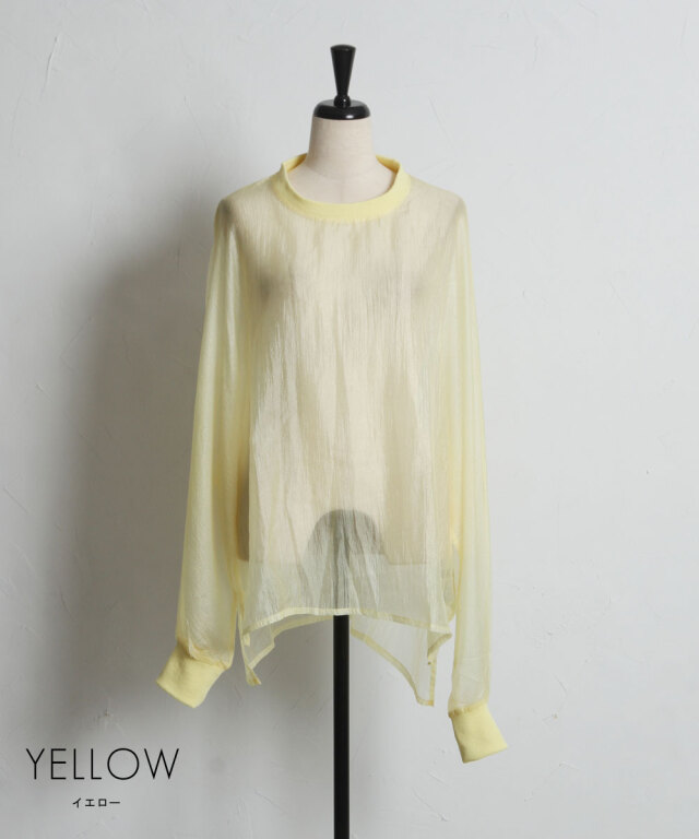 オフィシャルサイト限定】シアーブラウス