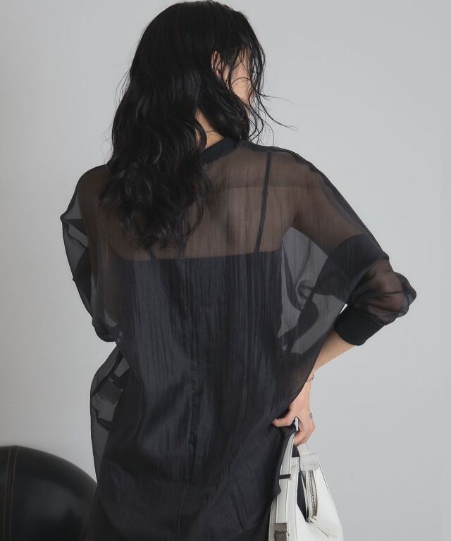 オフィシャルサイト限定】シアーブラウス