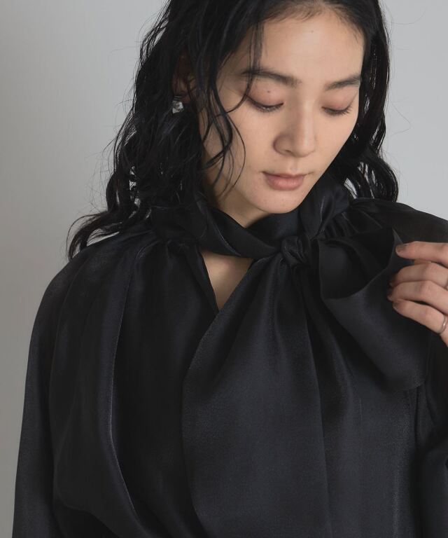 2WAYボリュームスリーブリボンブラウス※一部店舗のみ入荷